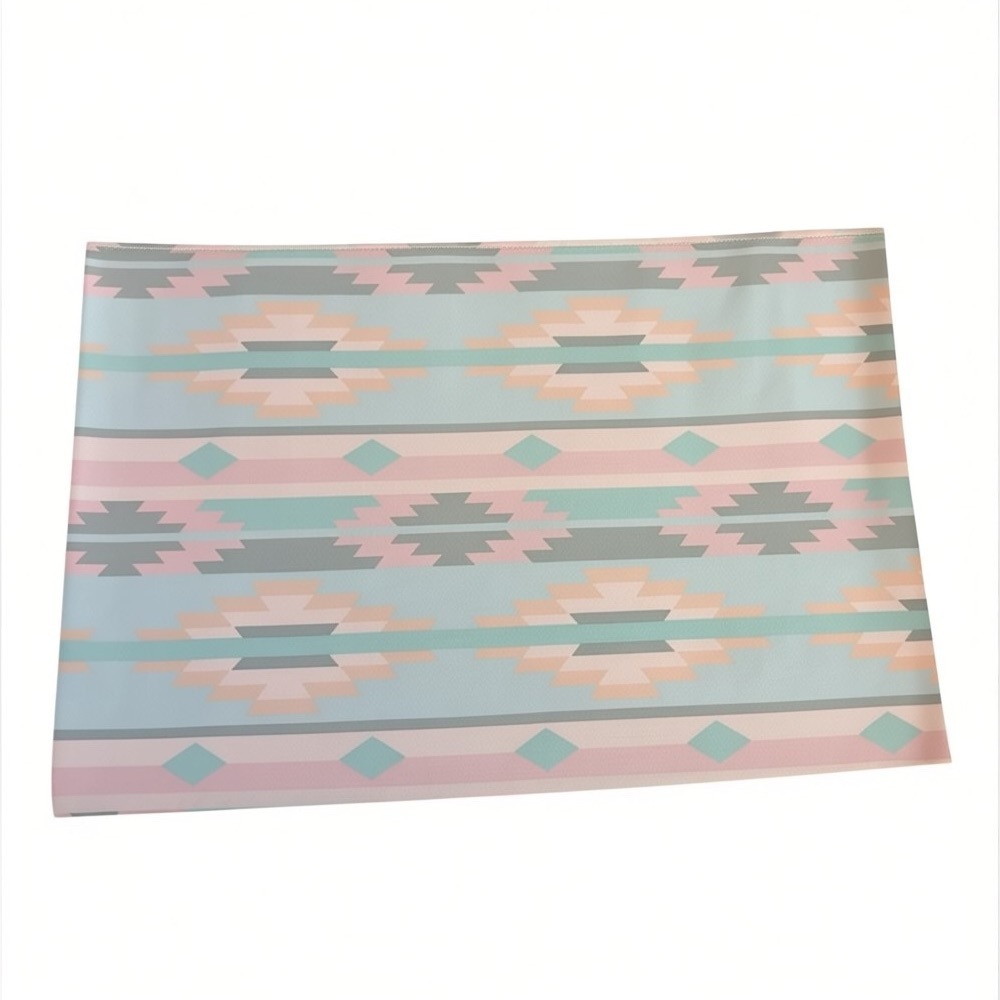 Vintage pillowcase standard size pastel colors no iron peracle